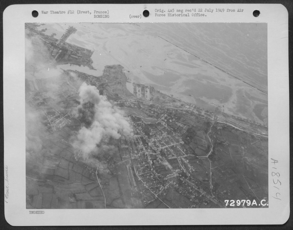 Bombs explode at Brest