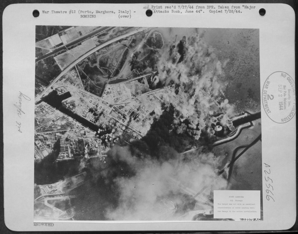 Bombs hit target