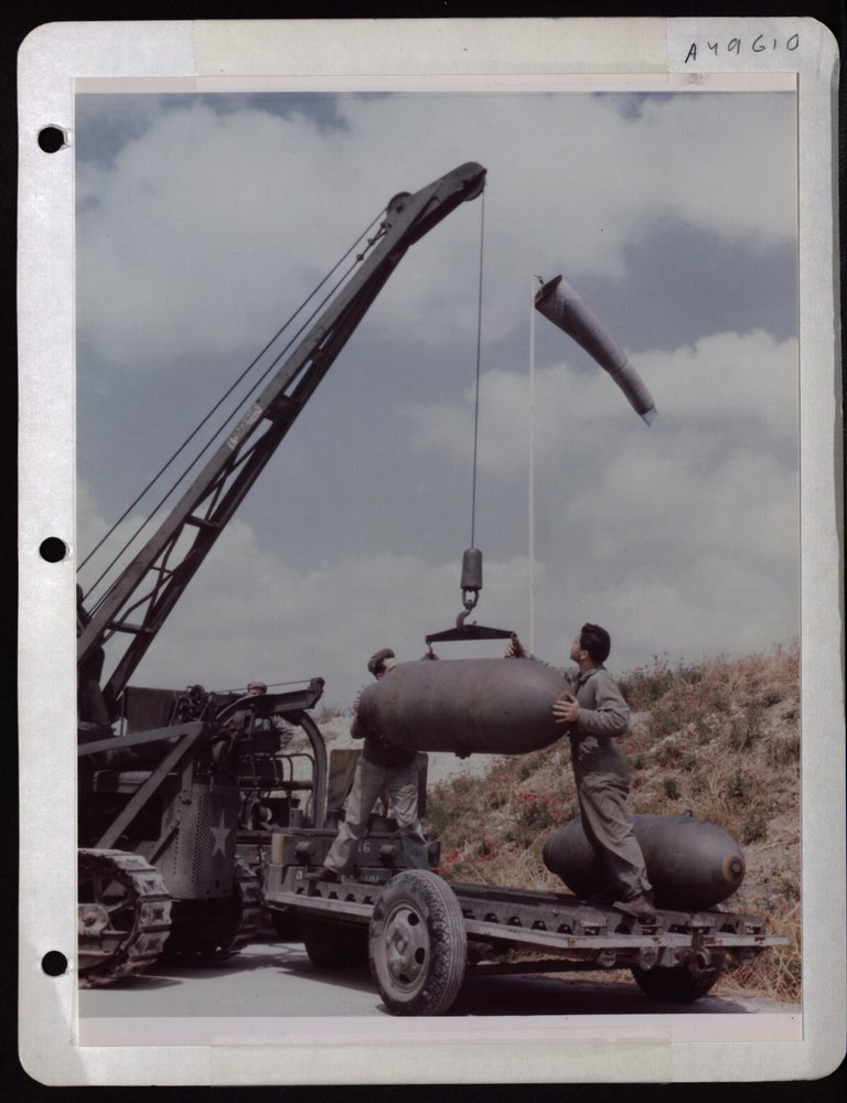 Bombs loaded at England base
