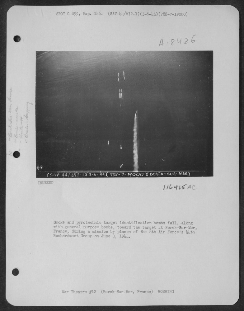 Bombs over Berck-Sur-Mer