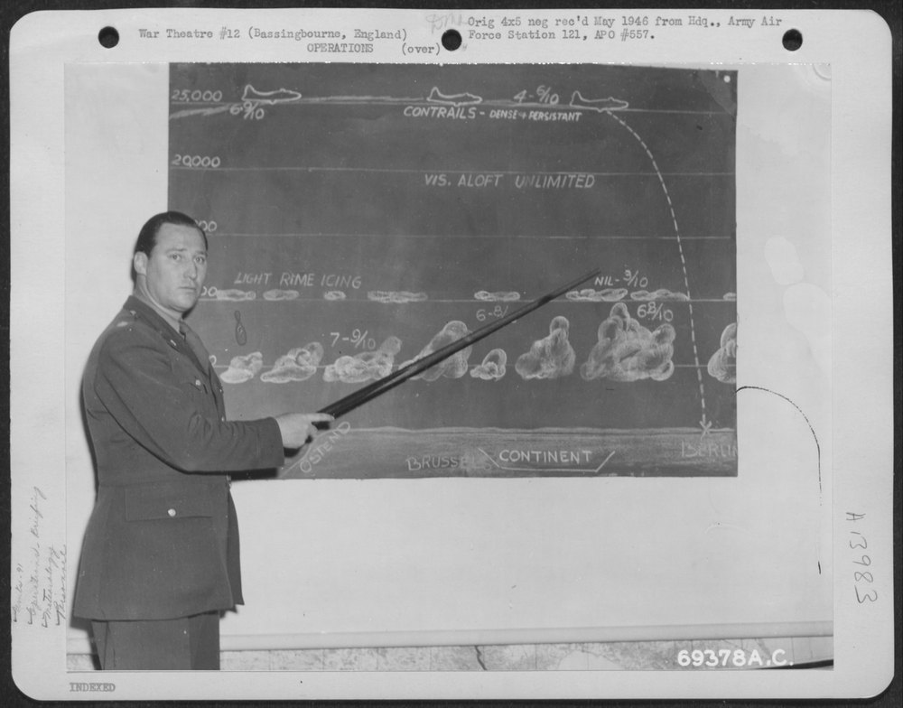 Briefing at Bassingbourne