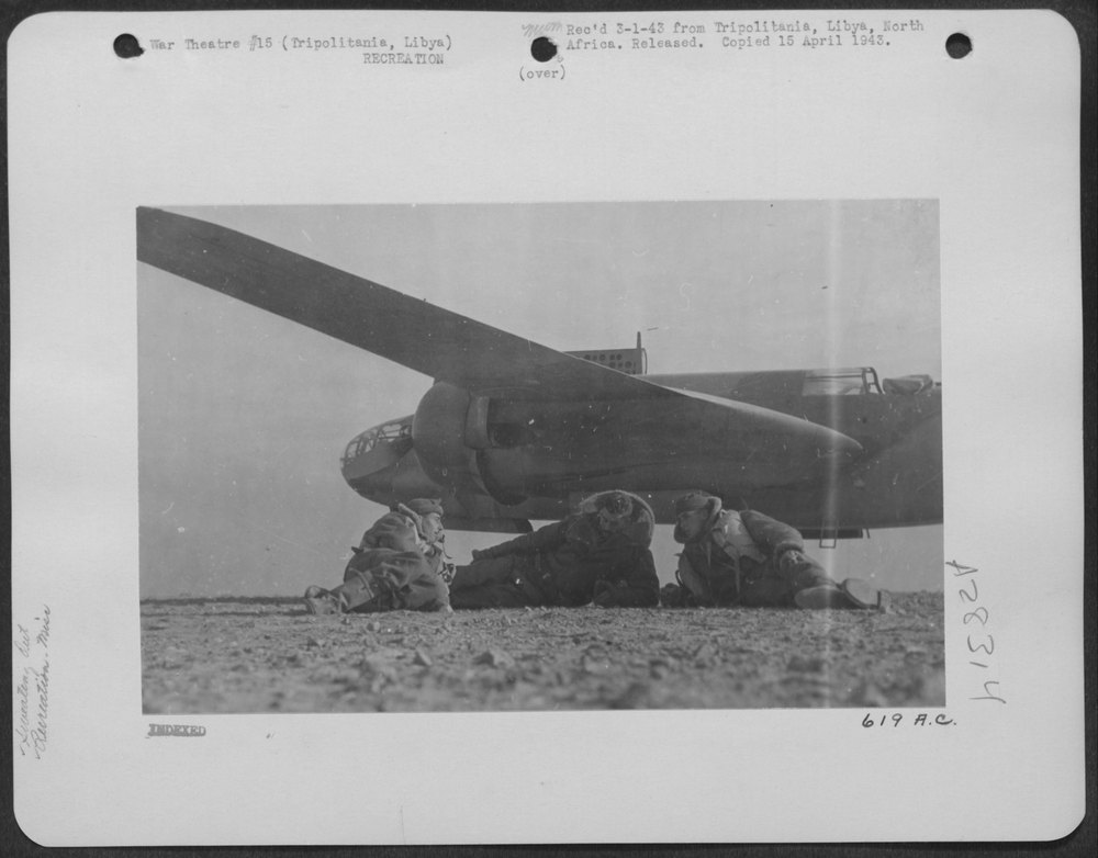 British Boston bombers in Tripolitania
