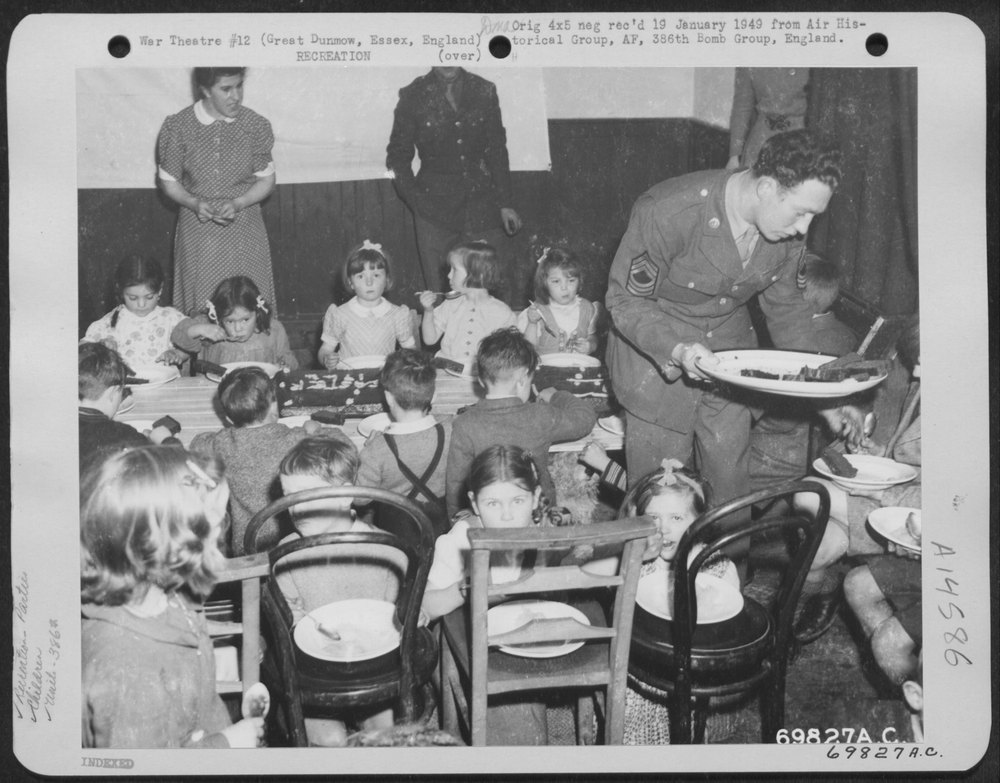 British Children At Easter Party