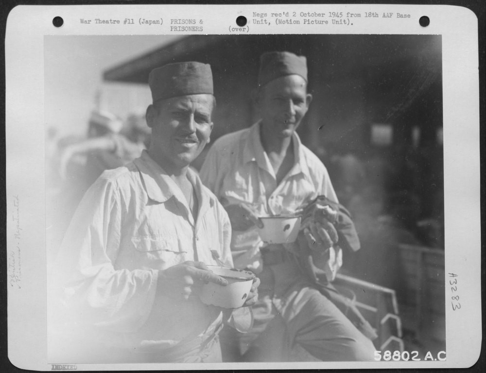 British Soldiers That Owned And Operated The Only Radio In Prisoner