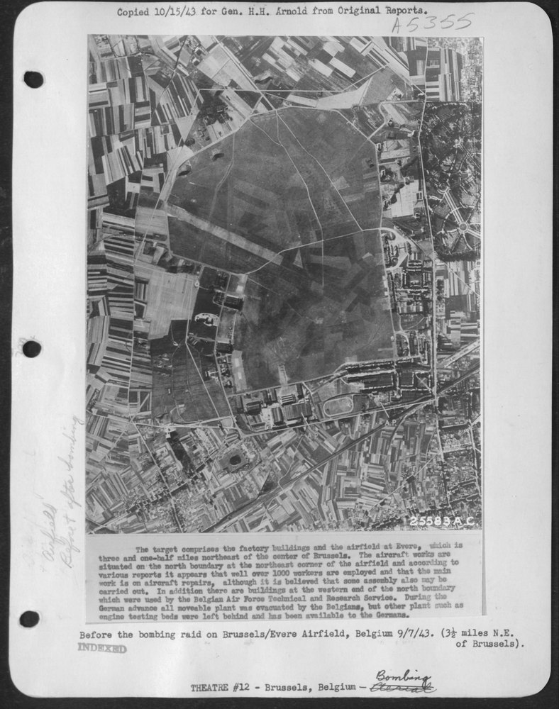 Brussels/Evere Airfield before bombing