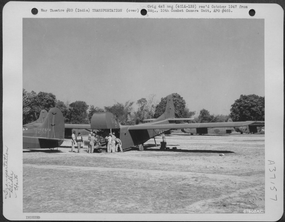 Bulldozer on glider at Lalaghat