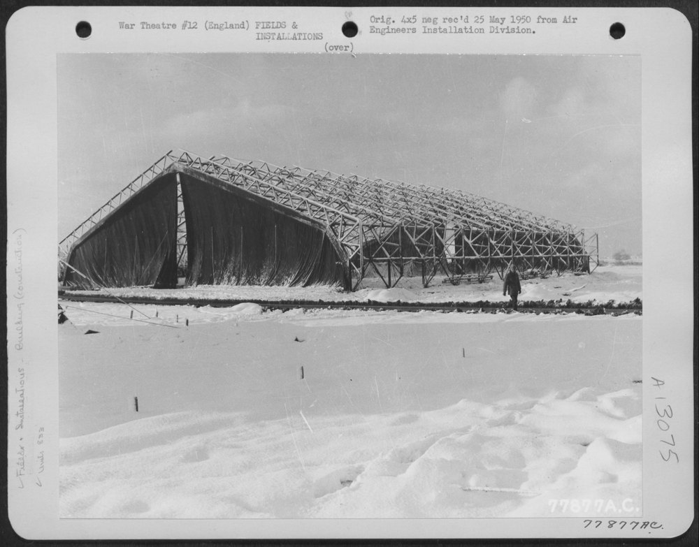 Butler Hangar Under Construction At North Witham