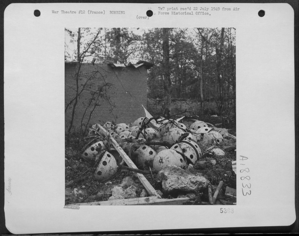 Buzz-Bomb Depot Near Paris