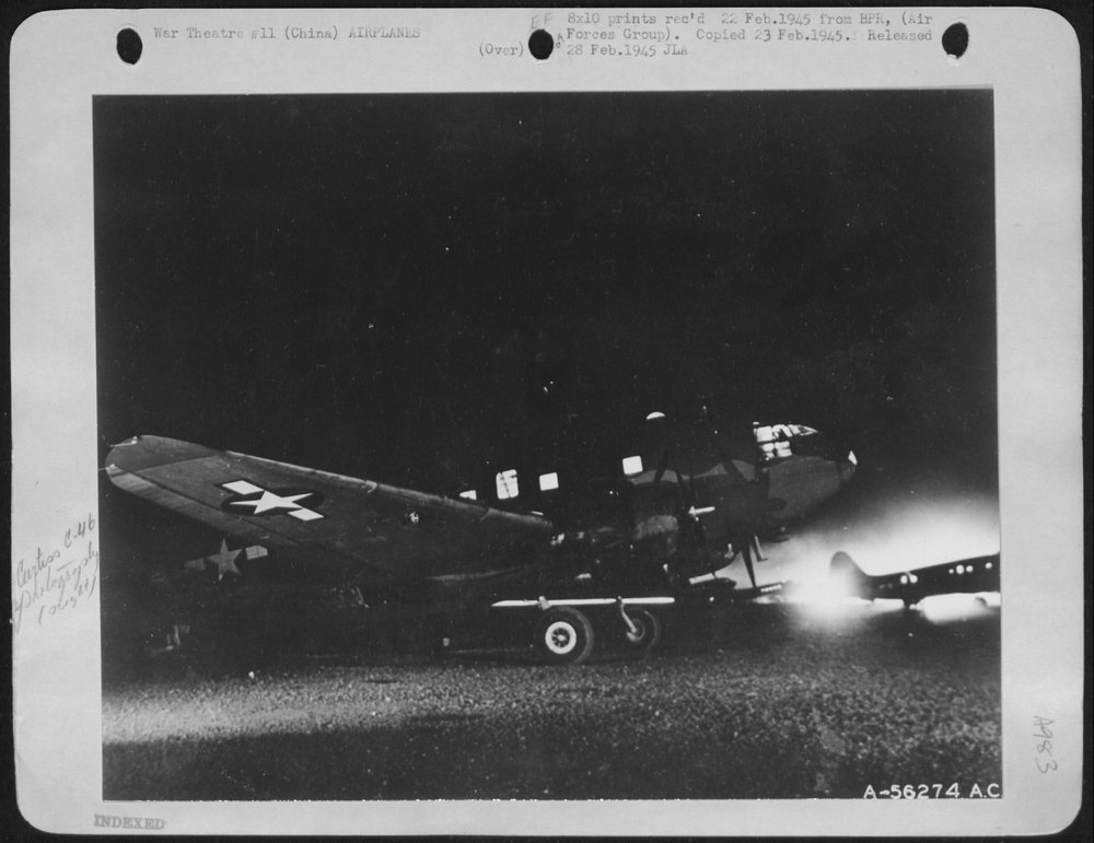 C-46 Commandos over India-China