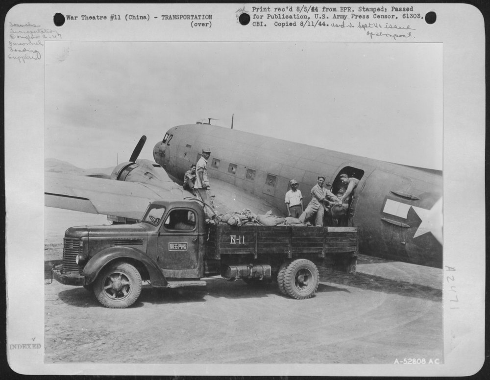 C-47 at 14th Air Force base