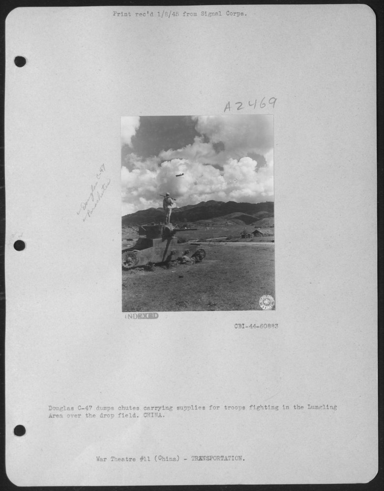 C-47 over Lungling area