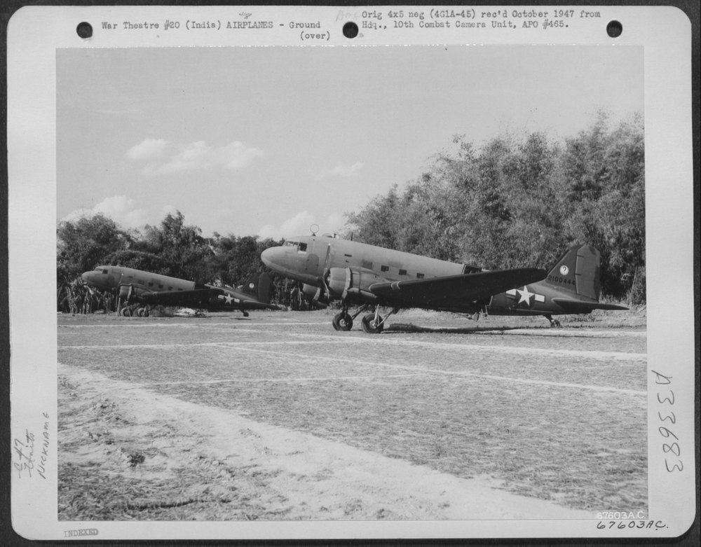 C-47 planes at Hailakandi