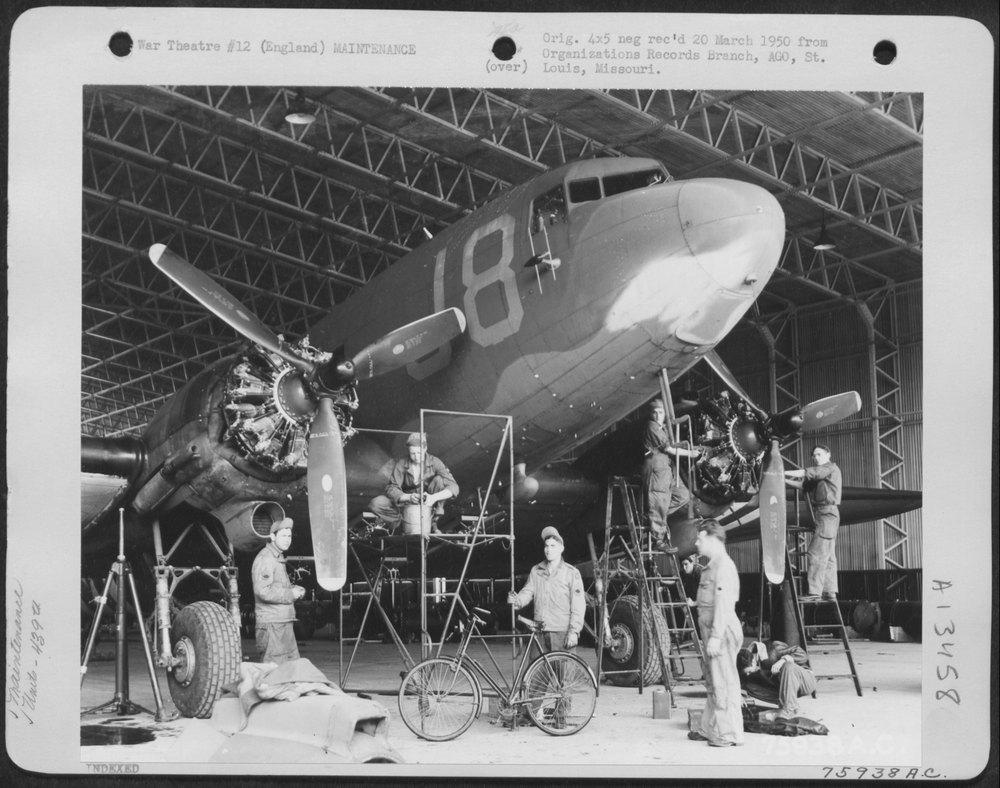 C-47 repair in England