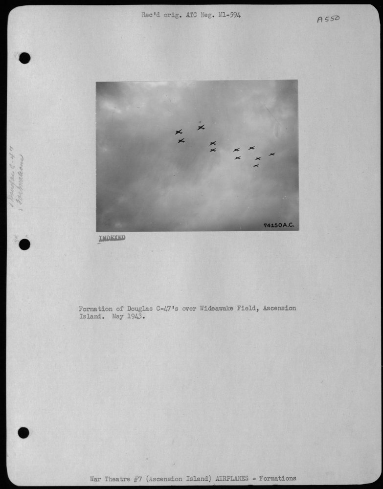 C-47's over Ascension Island