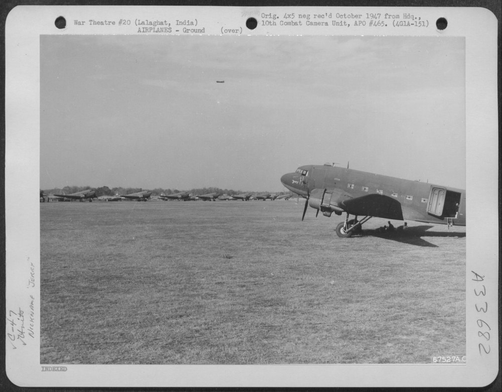 C-47s at Lalaghat India