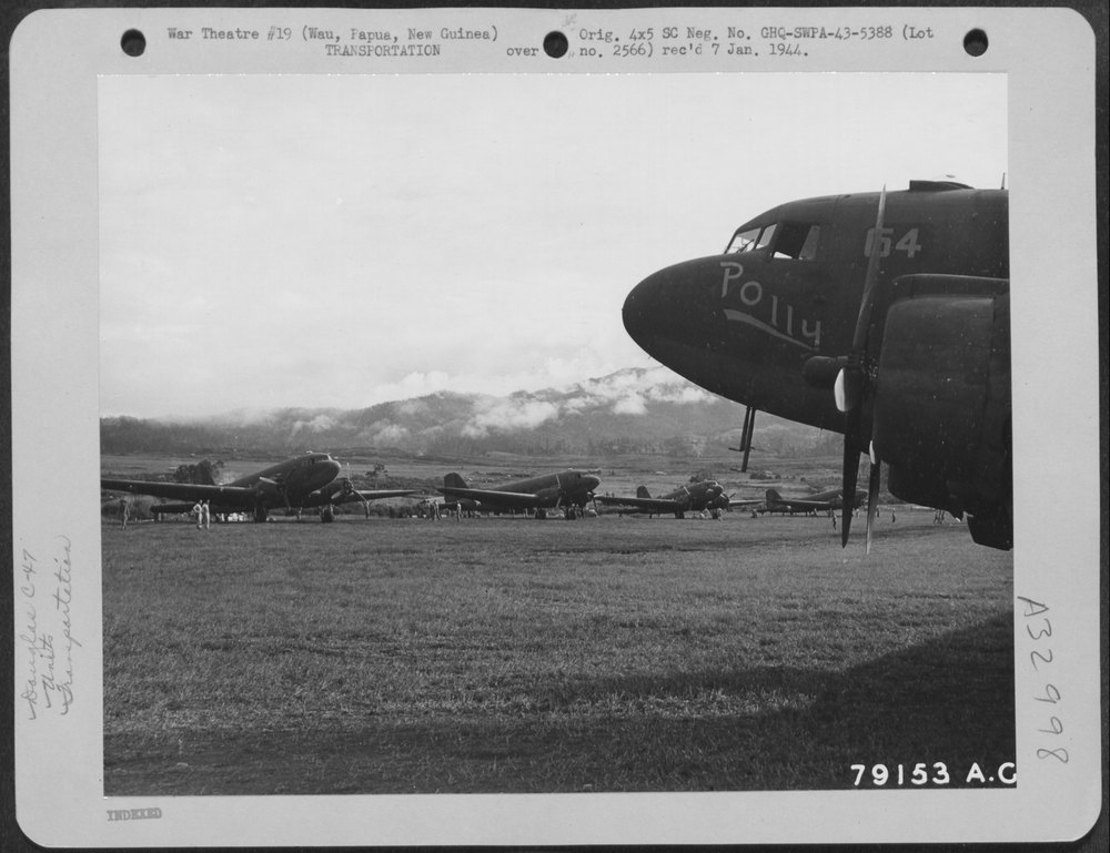 C-47s at Wau New Guinea