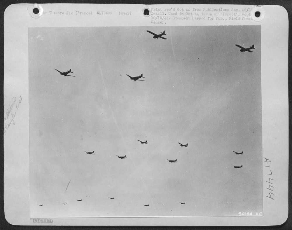 C-47s over Southern French Coast