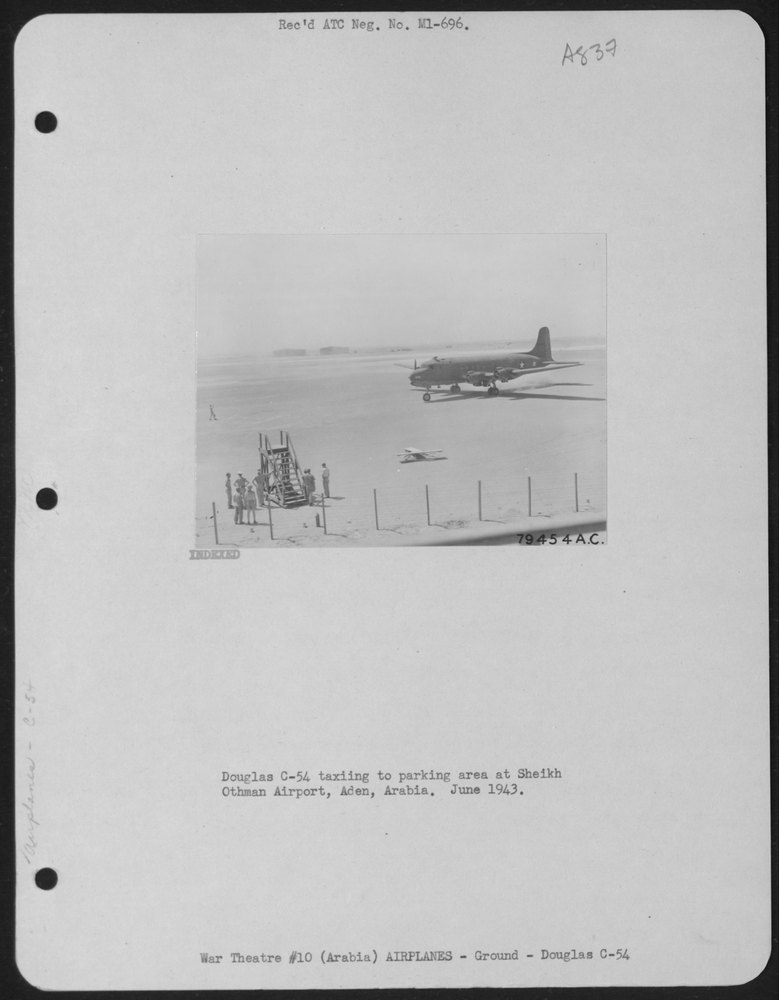 C-54 at Sheikh Othman Airport
