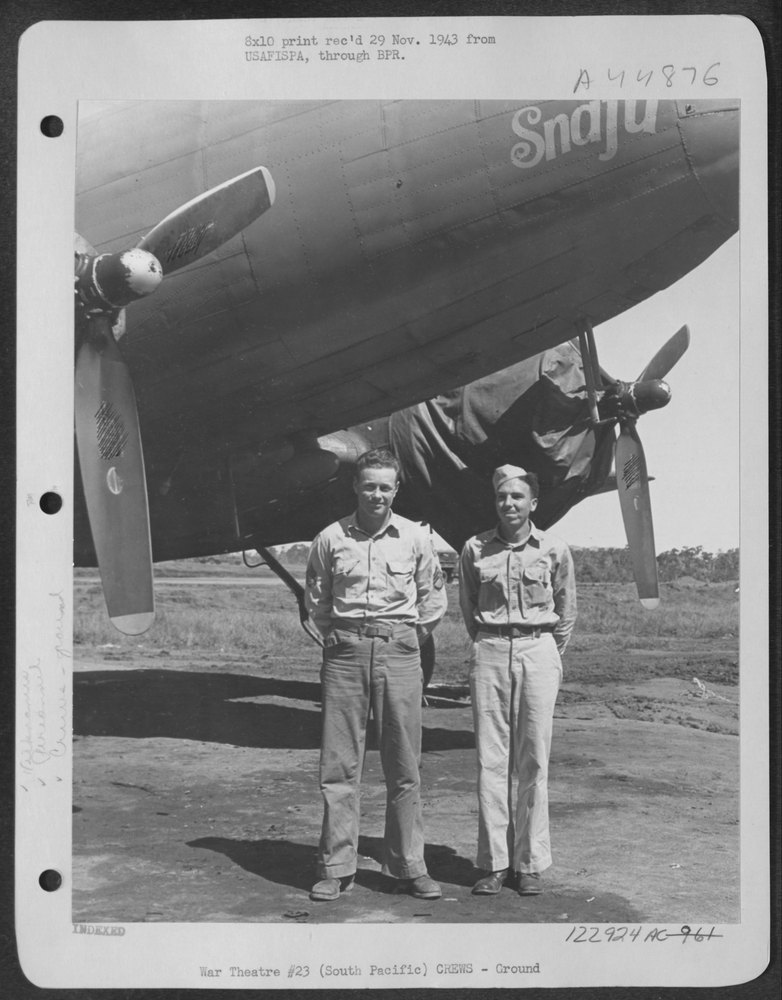 Californians at Munda Airfield