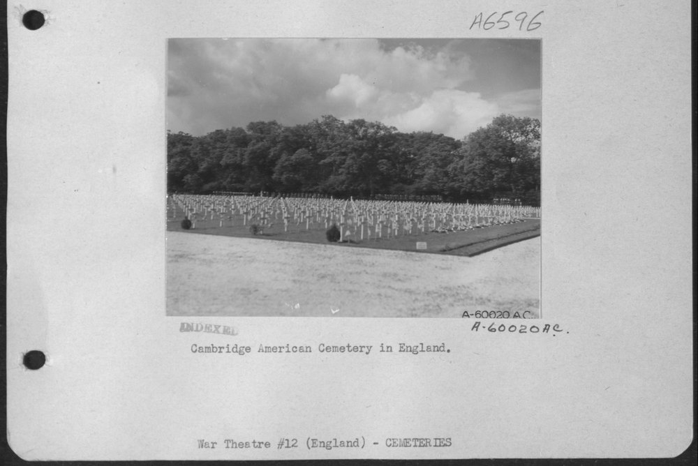 Cambridge American Cemetery In England