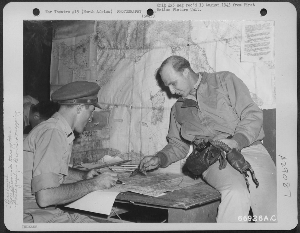 Capt George Humbrecht in North Africa