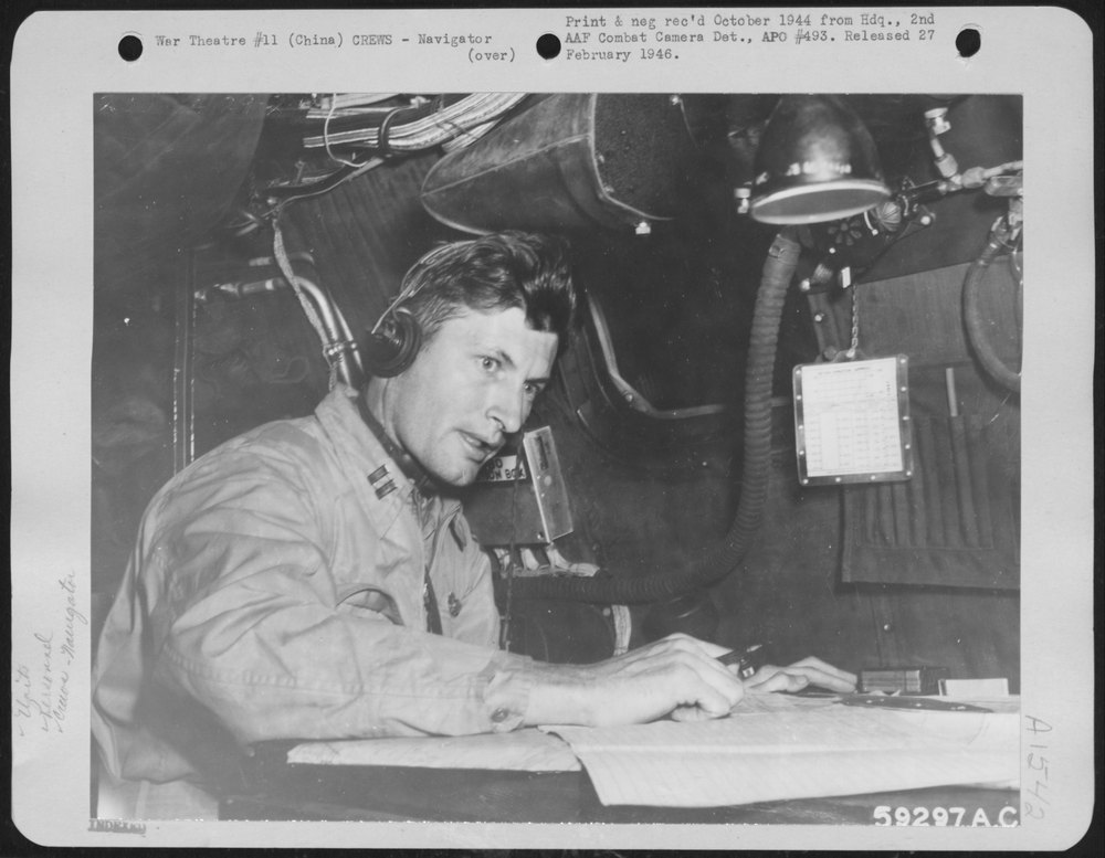 Capt John Ivory in B29 Eddie Allen China