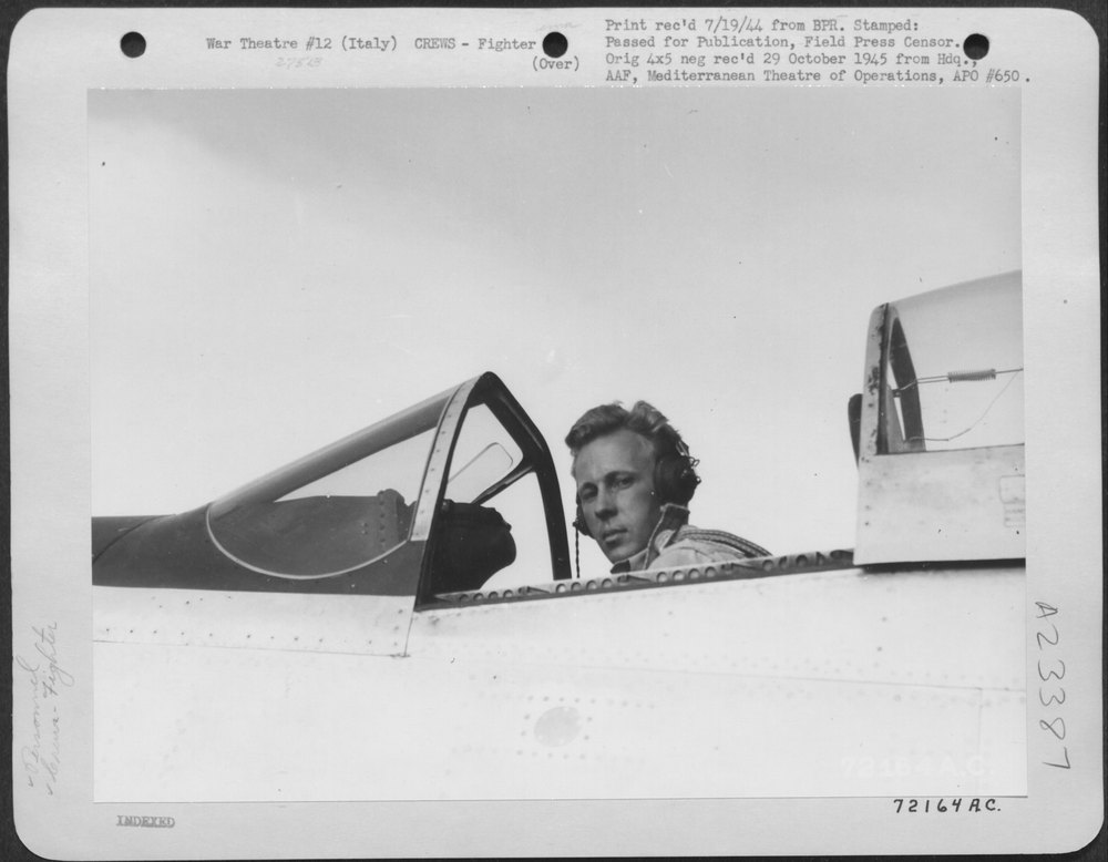 Capt Molland in P51 Mustang