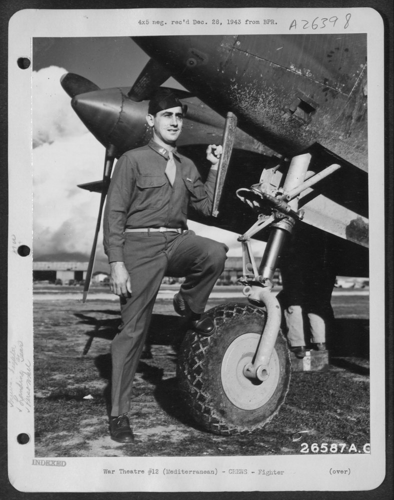 Capt Virgili with P-38