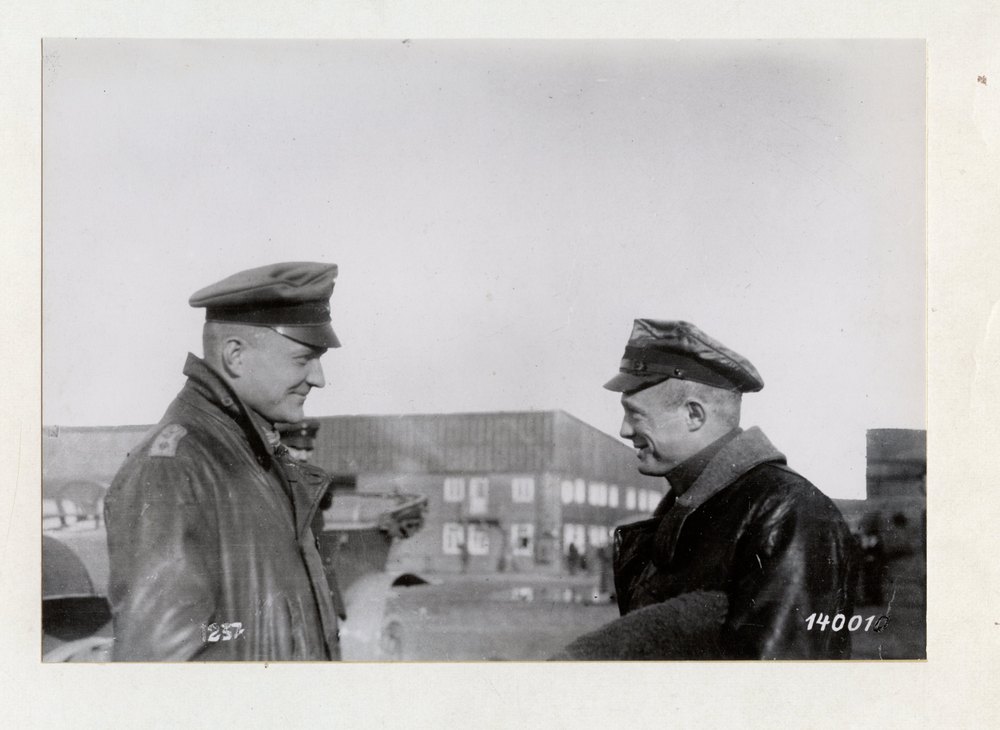 Captain Baron von Richthofen and Reserve Lieutenant Klein