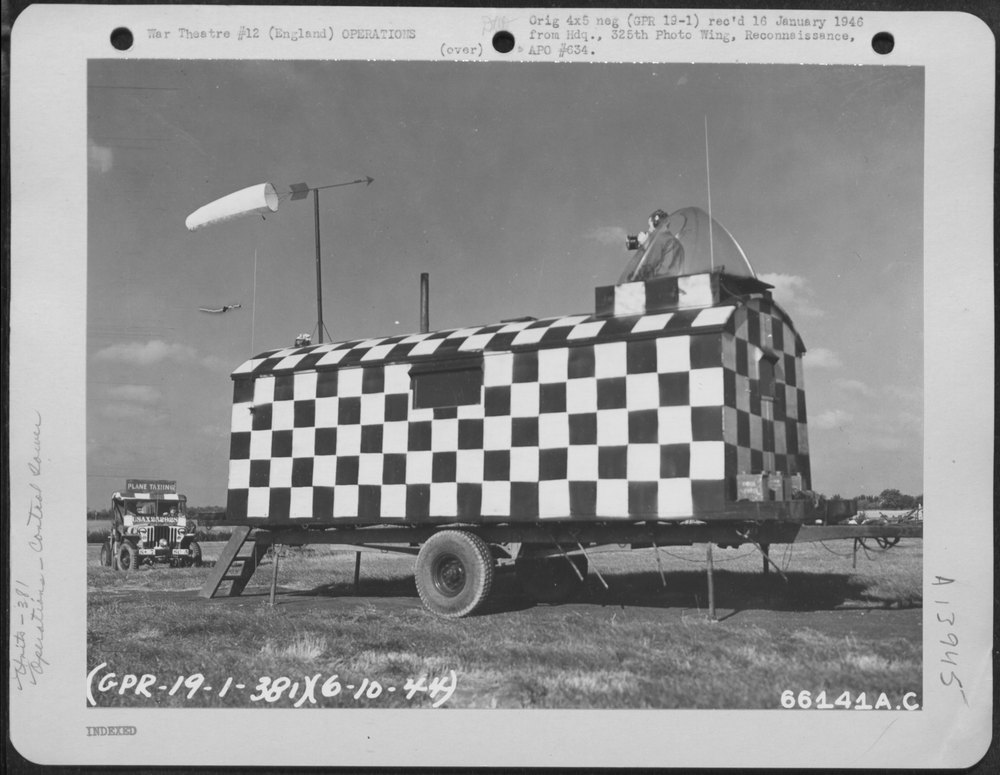 Caravan Traffic Control Trailer at 8th Air Force Station