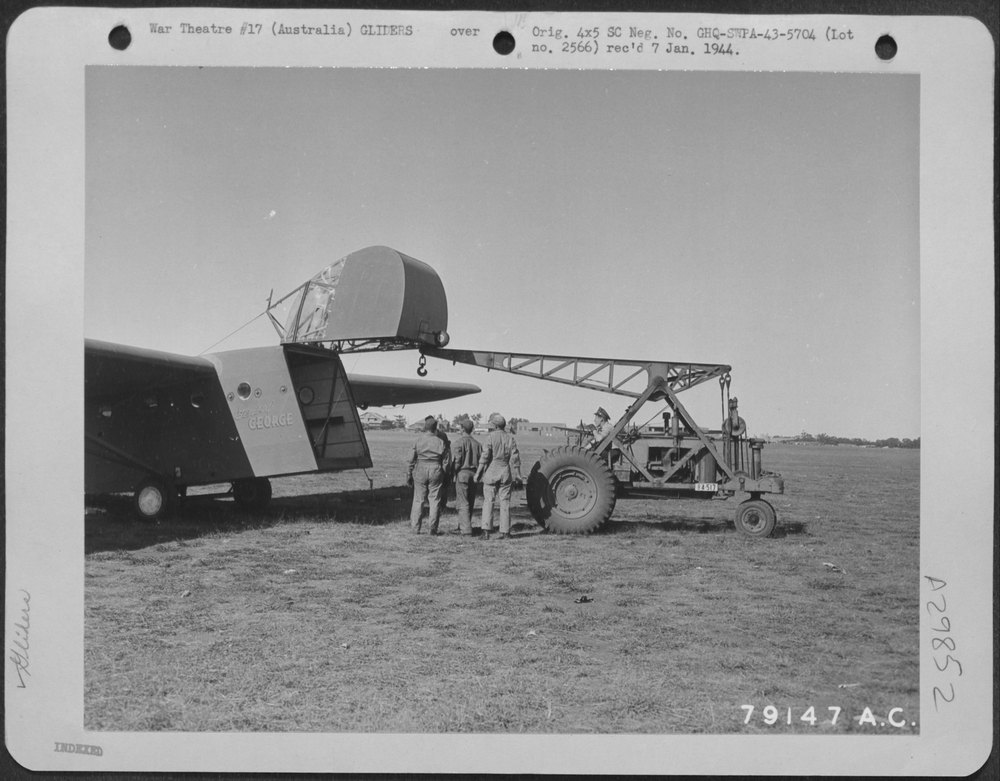 Cargo glider at Archerfield