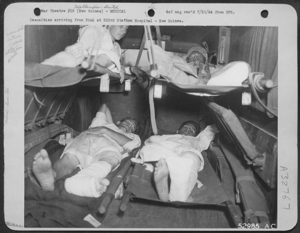 Casualties at 233rd Station Hospital
