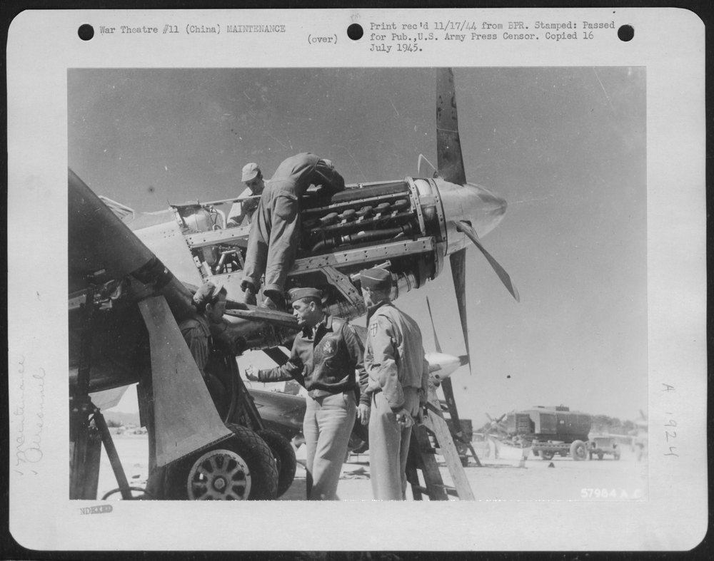 Chennault with 14th Air Force