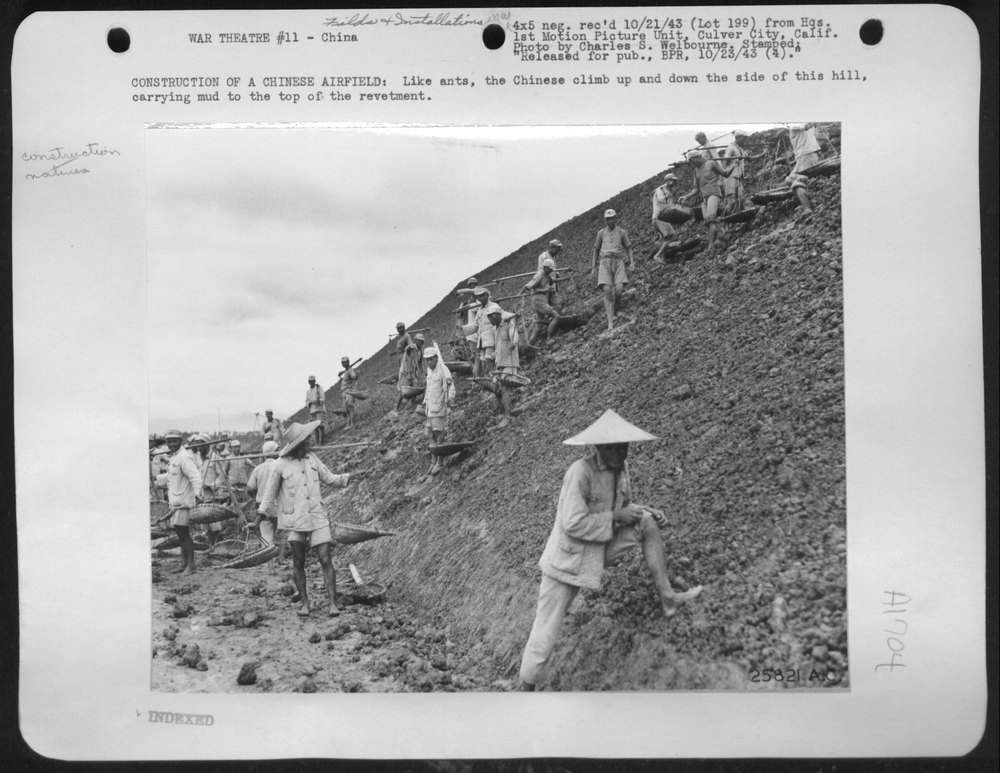 Chinese airfield construction
