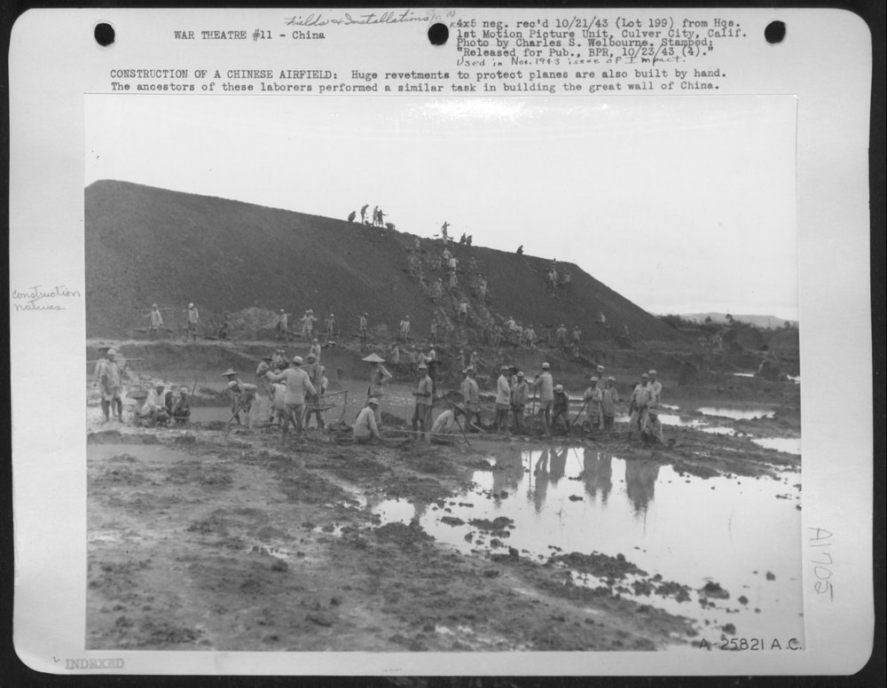 Chinese airfield construction