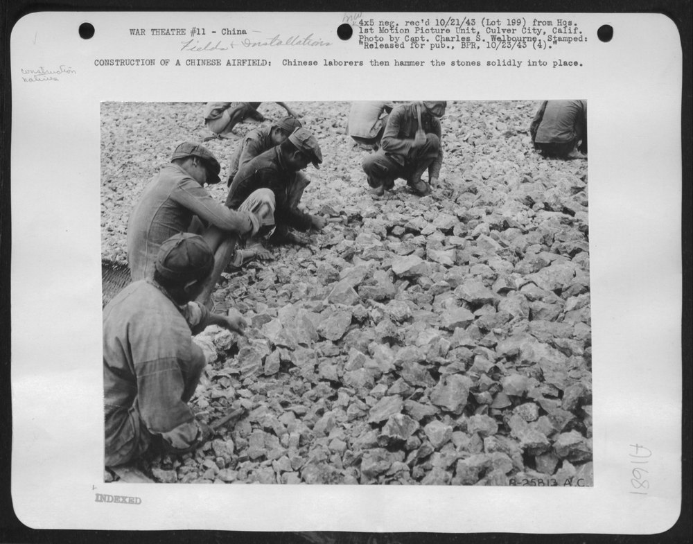 Chinese airfield construction