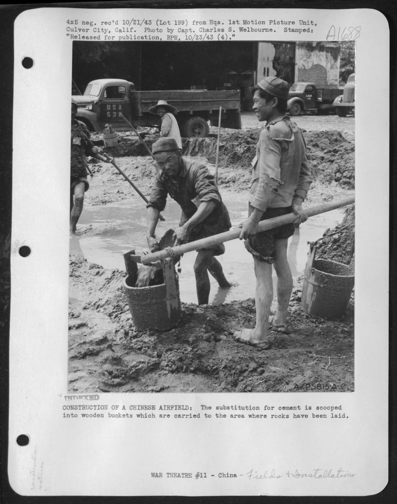 Chinese airfield construction