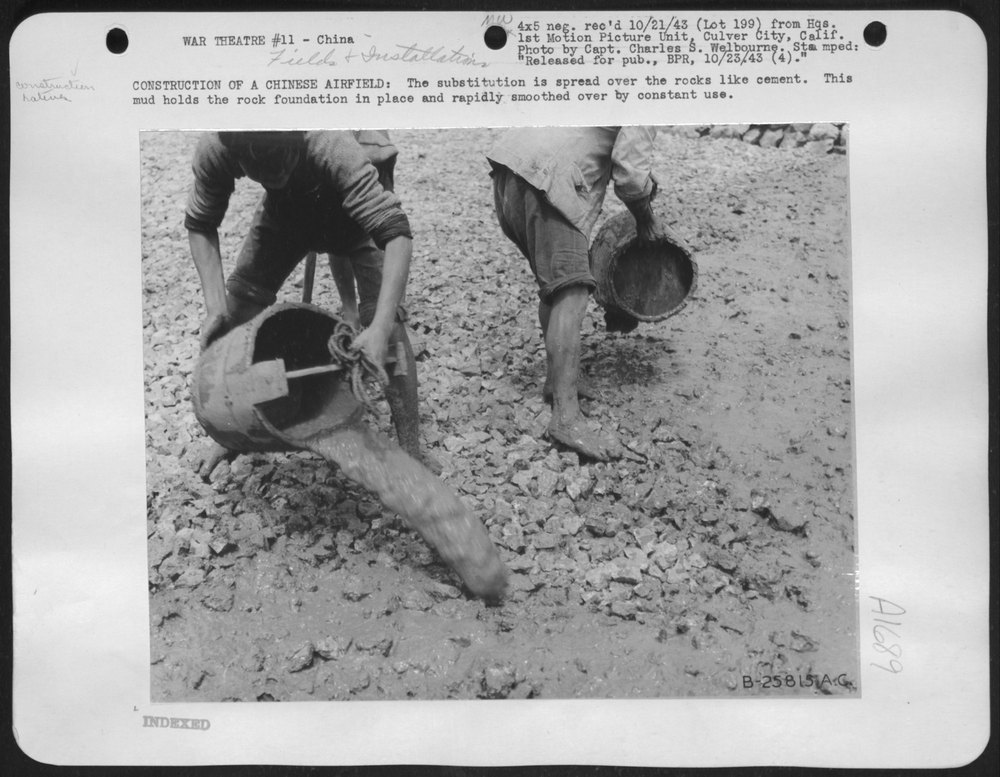 Chinese airfield construction