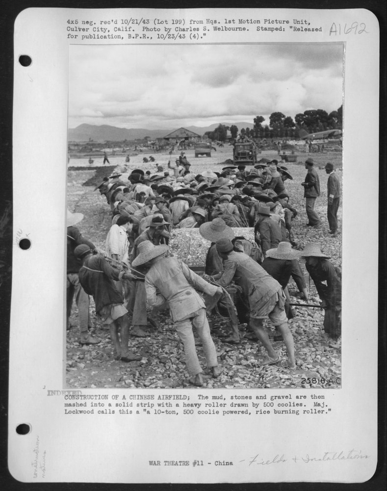 Chinese airfield construction