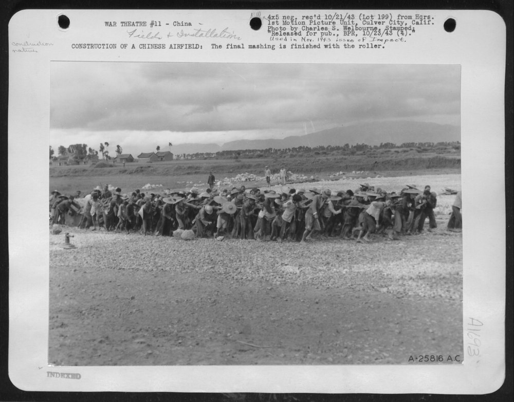 Chinese airfield construction