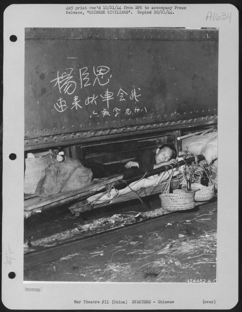 Chinese refugees under 14th Air Force protection
