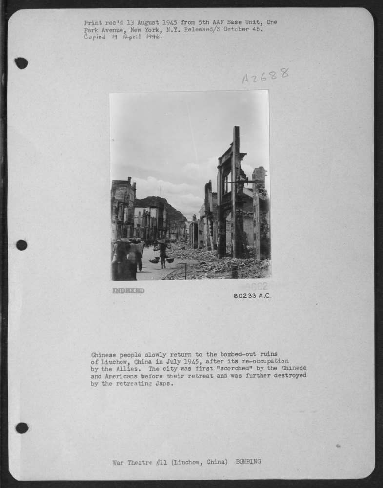 Chinese Return To Liuchow