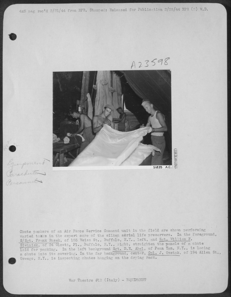 Chute packers in the field