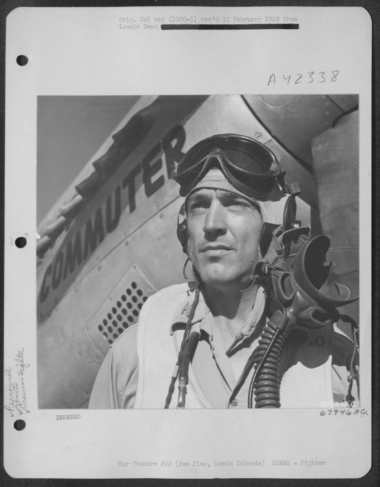 Colonel Harper on Iwo Jima