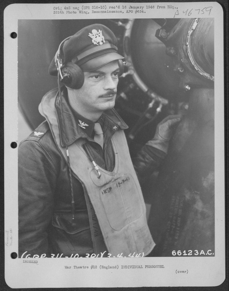 Colonel Leber at 8th Air Force Station 167