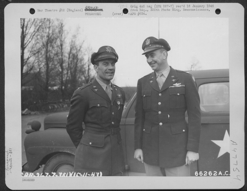 Colonel Nazarro at 8th Air Force Station 167