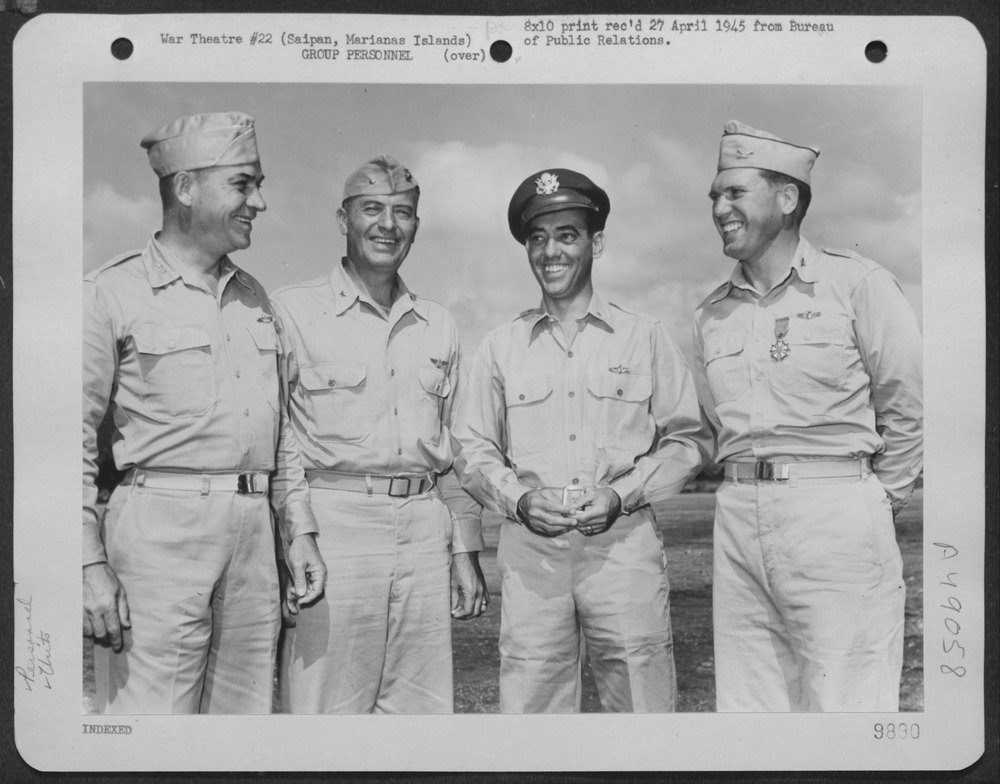 Colonel Sanders receives Legion of Merit at Saipan