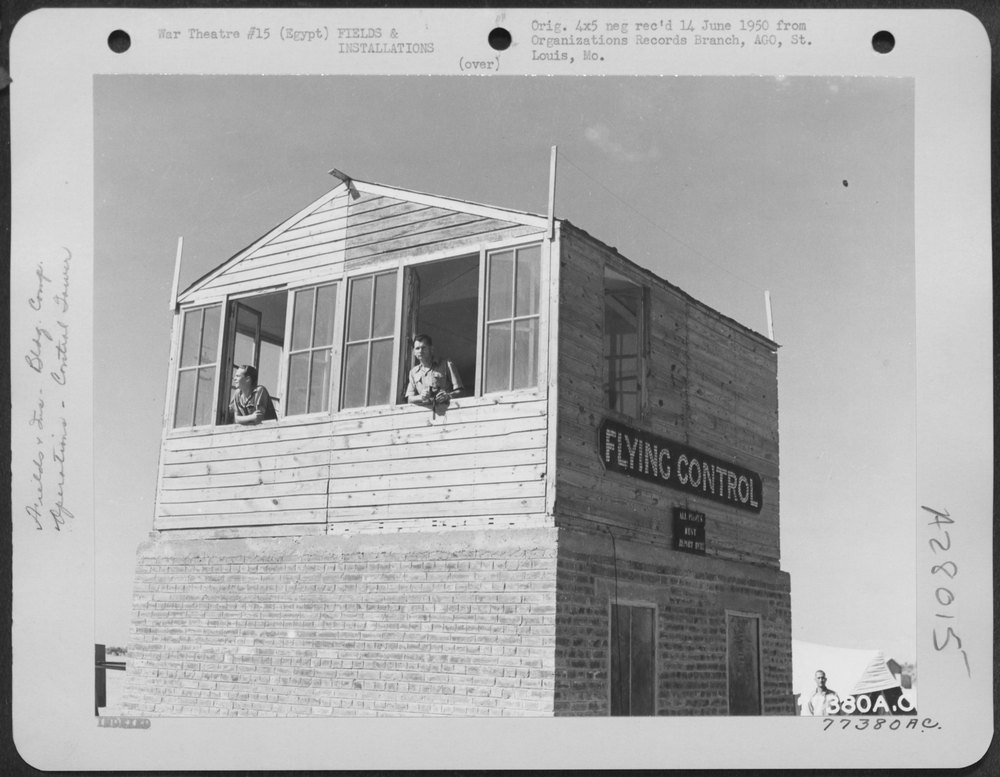 Control tower at Luxor air base