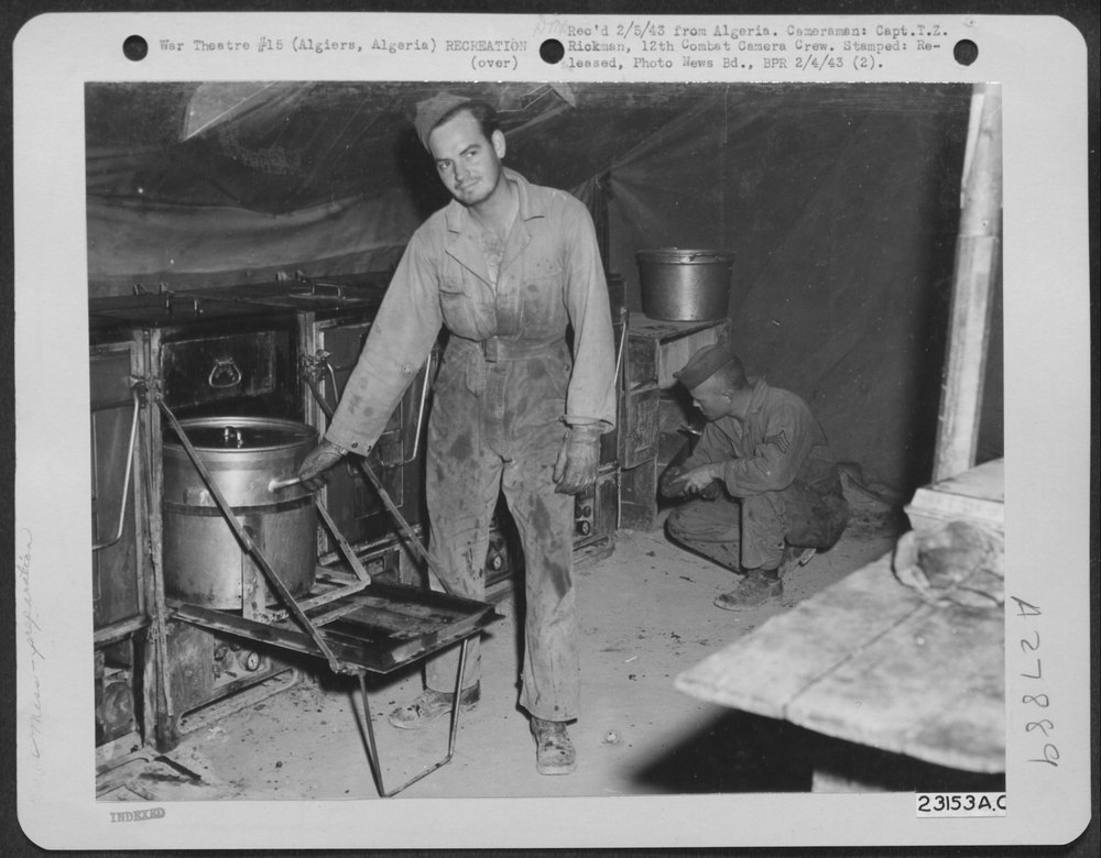 Cook tent in Algiers