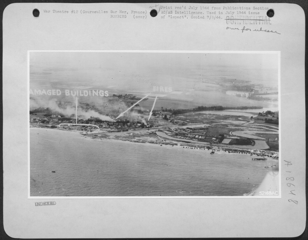 Courseulles Sur Mer blasted